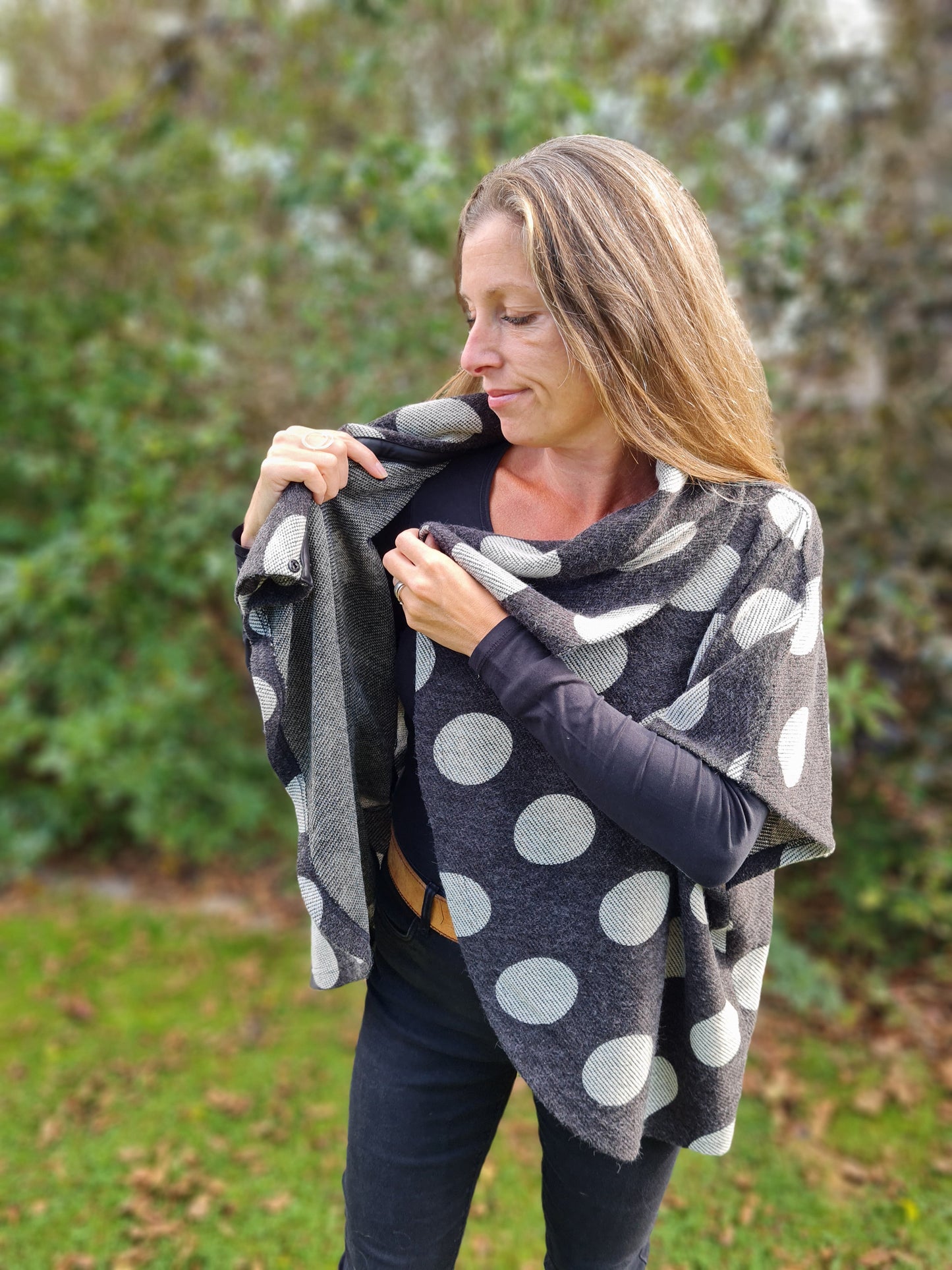 Åben poncho 1022