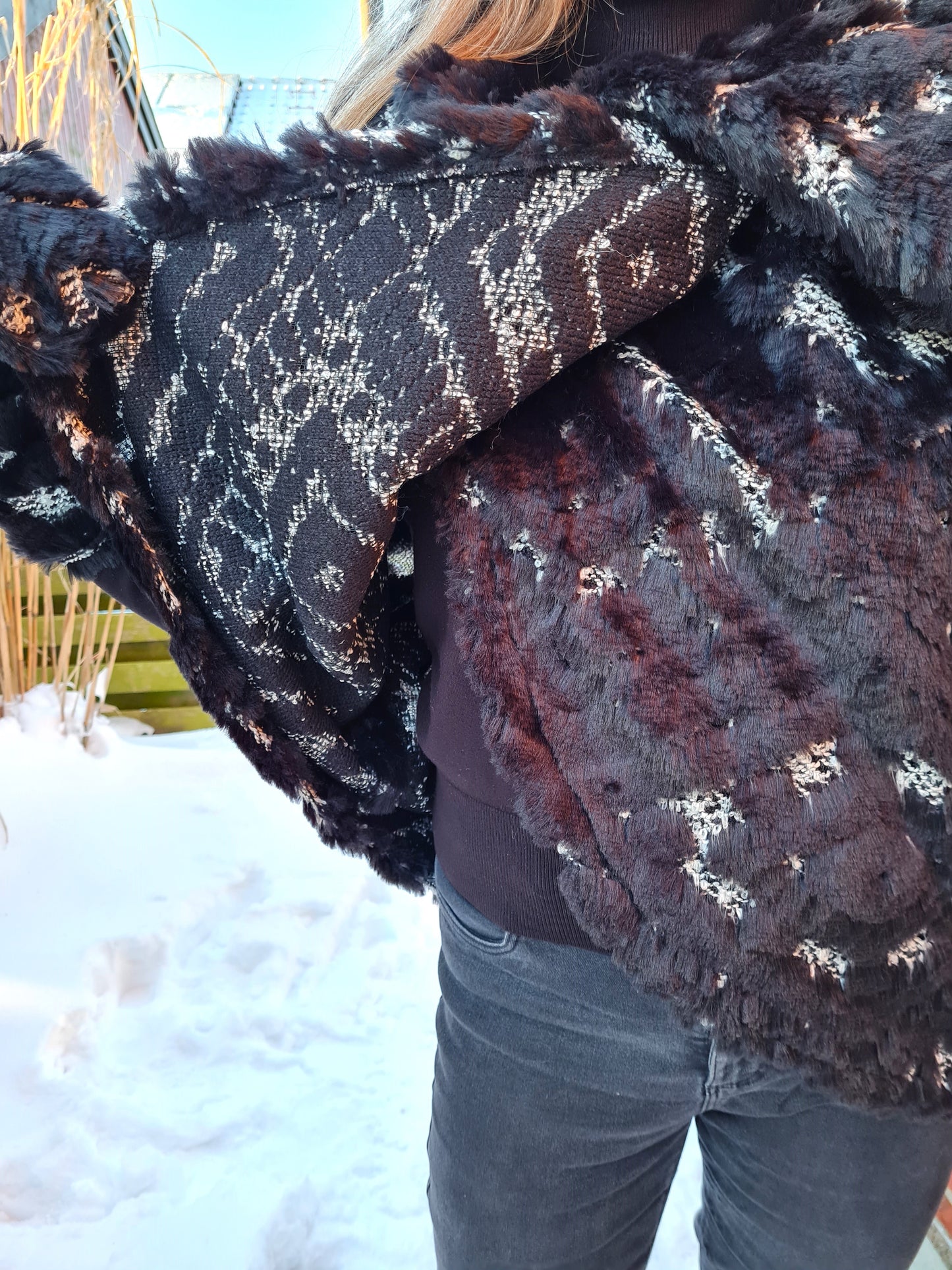 Åben poncho 1022