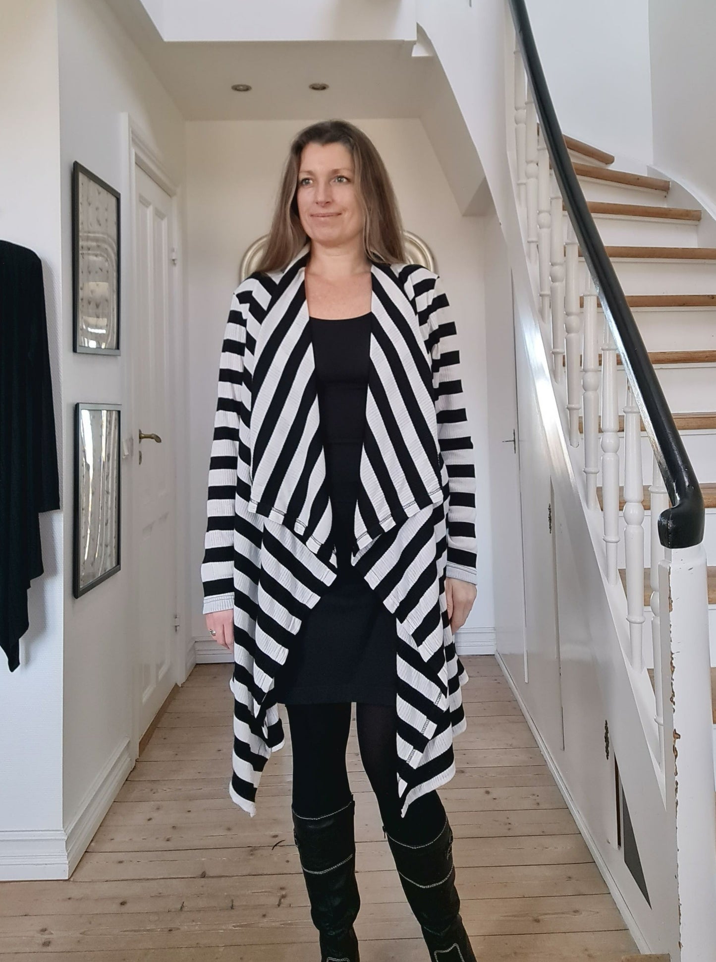 Cardigan med sjalskrave 1028
