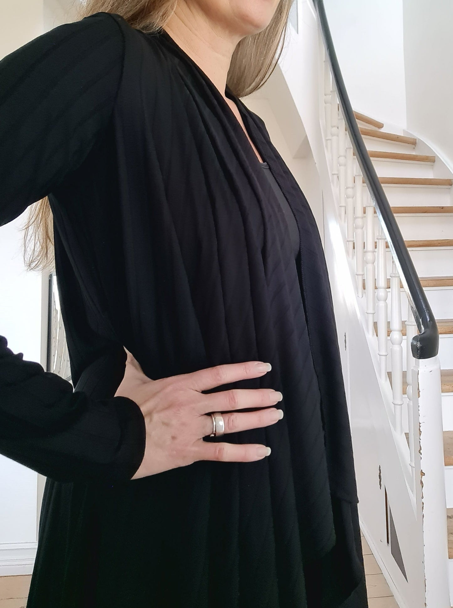 Cardigan med sjalskrave 1028