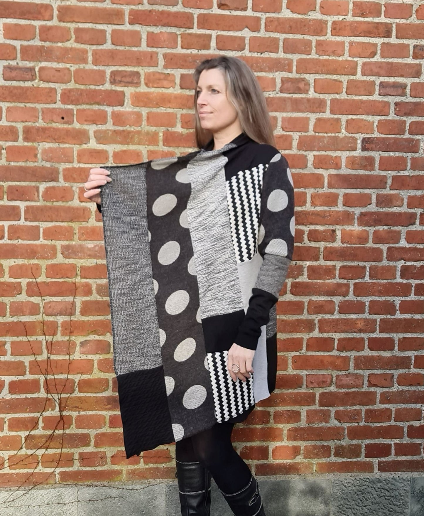 Cardigan med sjalskrave 1028