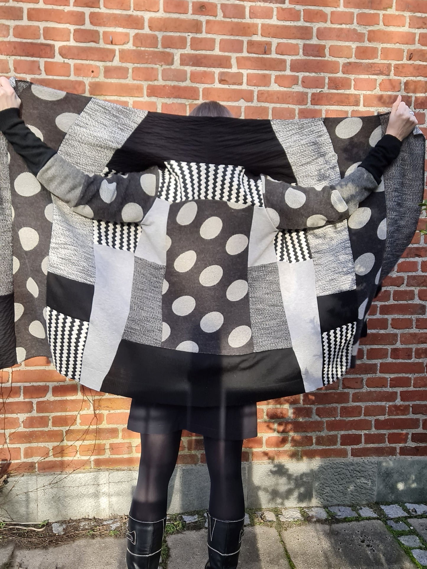 Cardigan med sjalskrave 1028