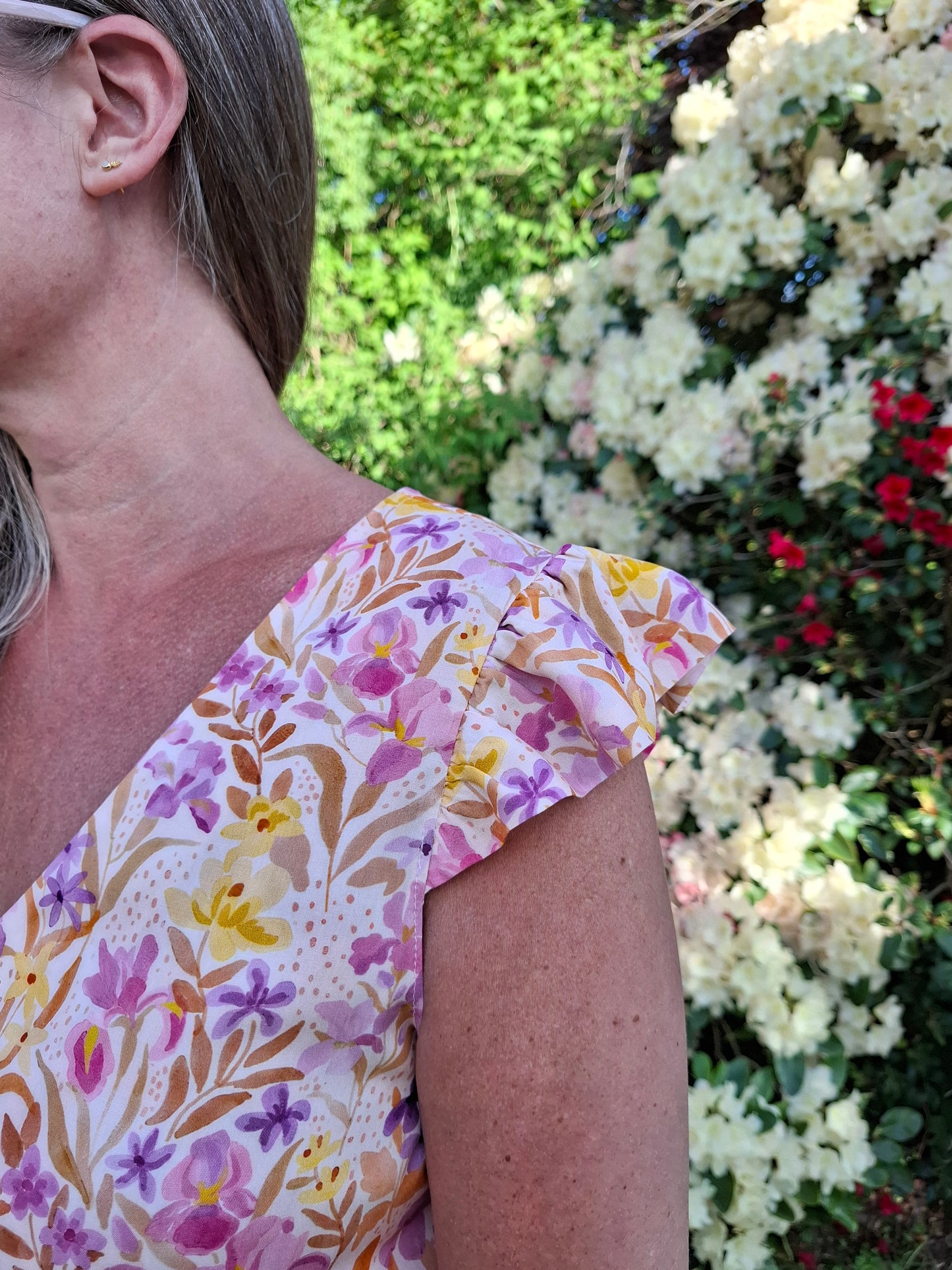 Kjole & bluse med empire 1043