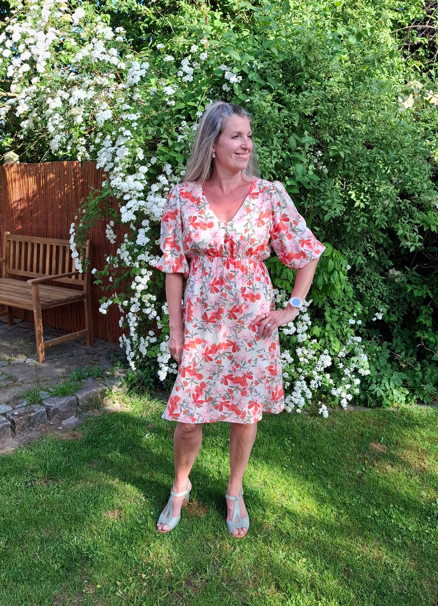 Kjole & bluse med empire 1043
