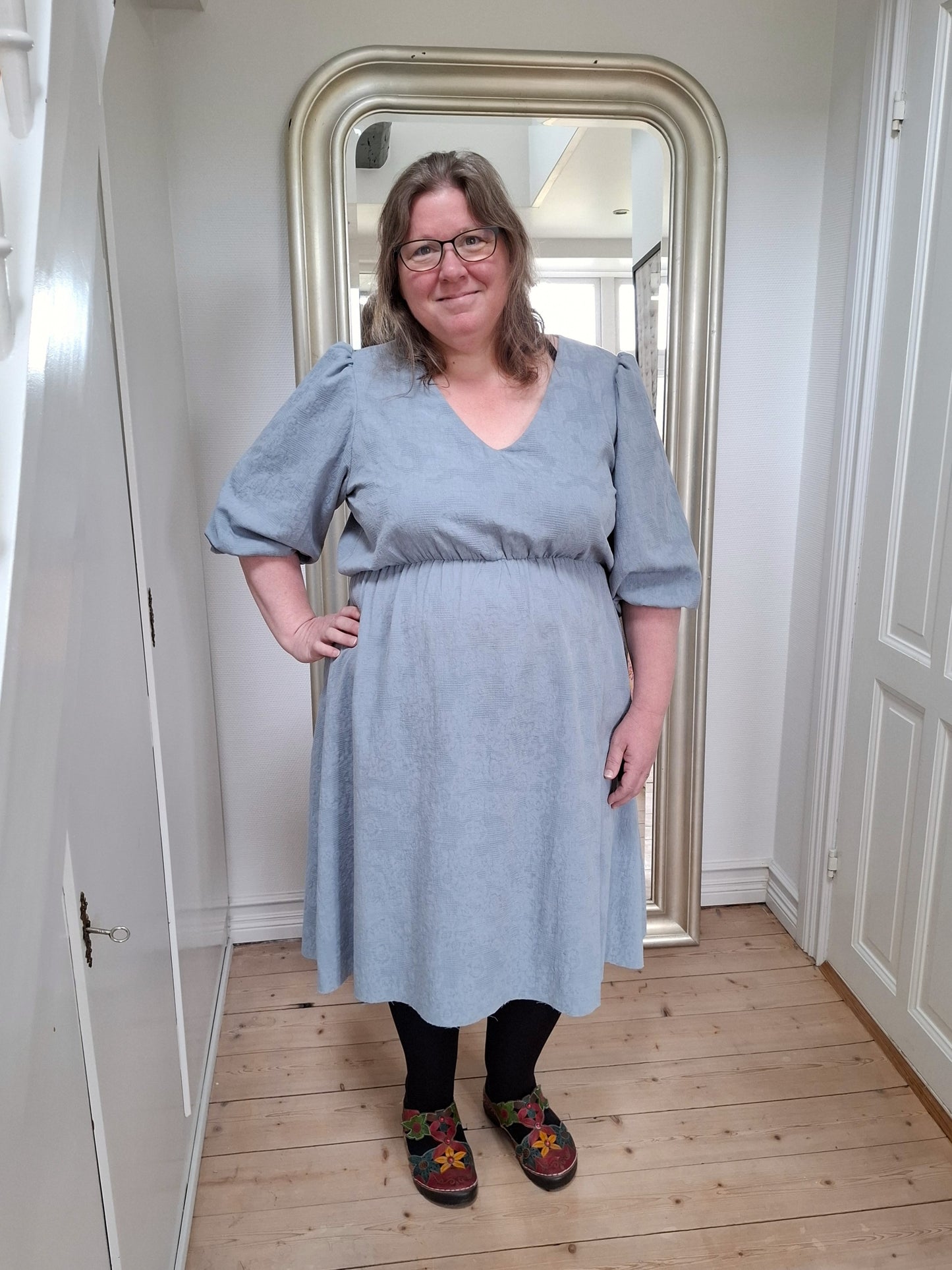 Kjole & bluse med empire 1043