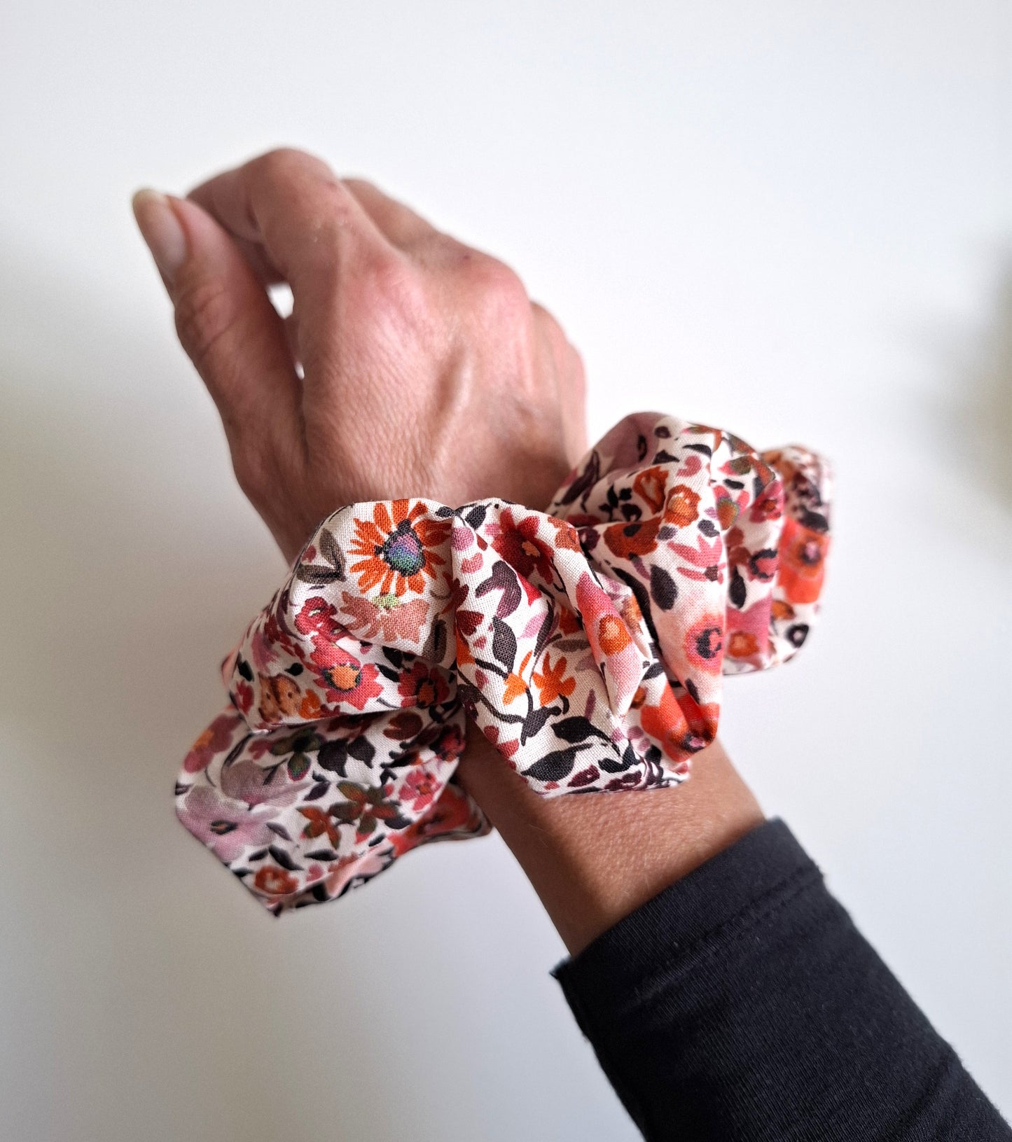 Scrunchie med lynlås - Kun syvejledning