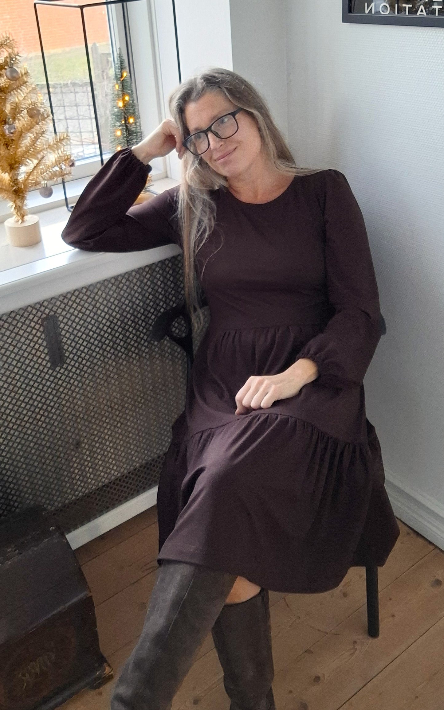 Etagekjole til jersey 1051