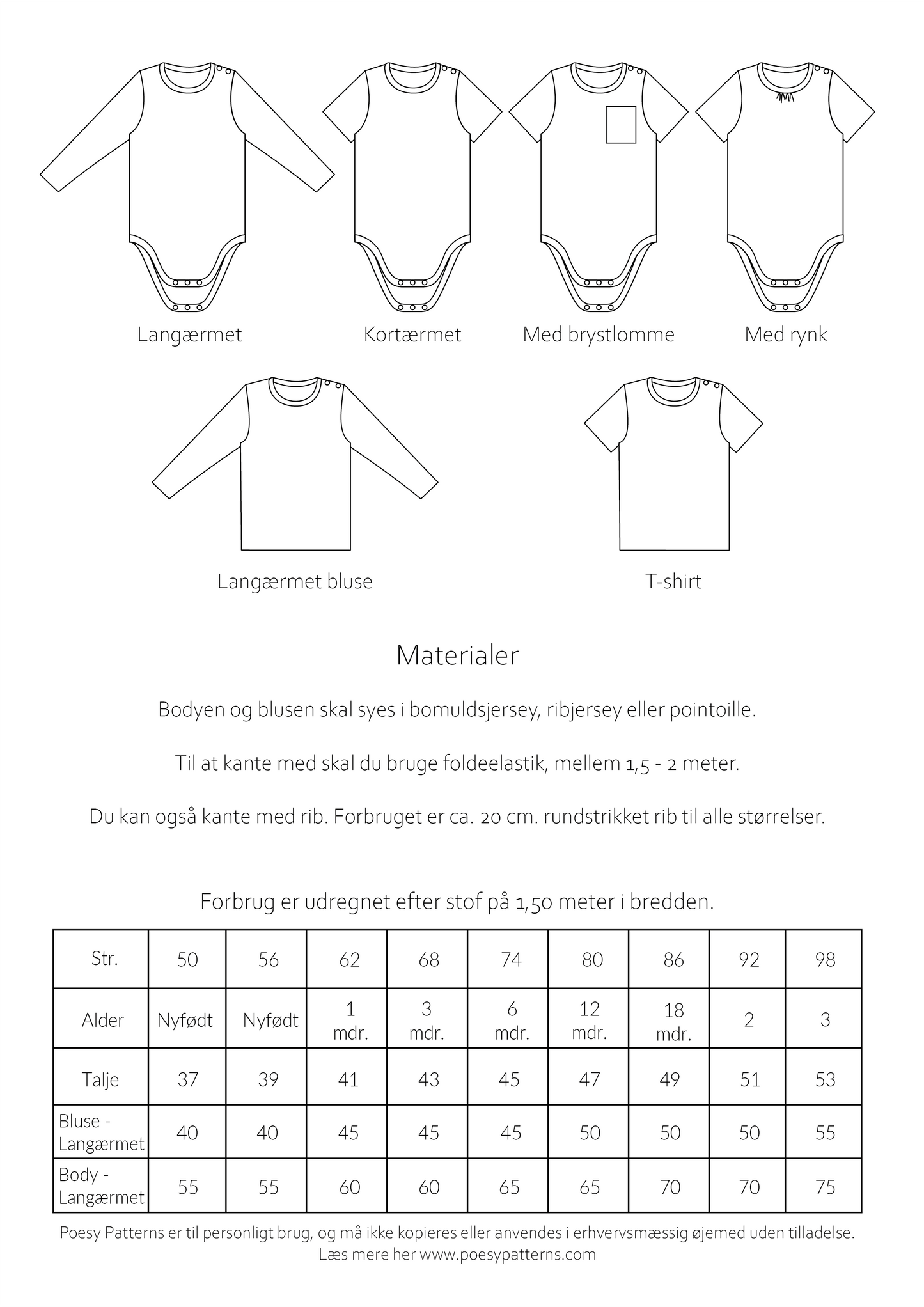 Body & bluse 122