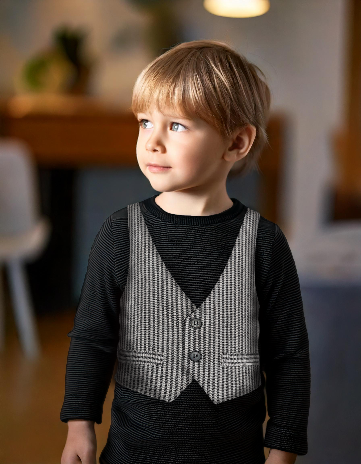 T-shirt med og uden vest 118