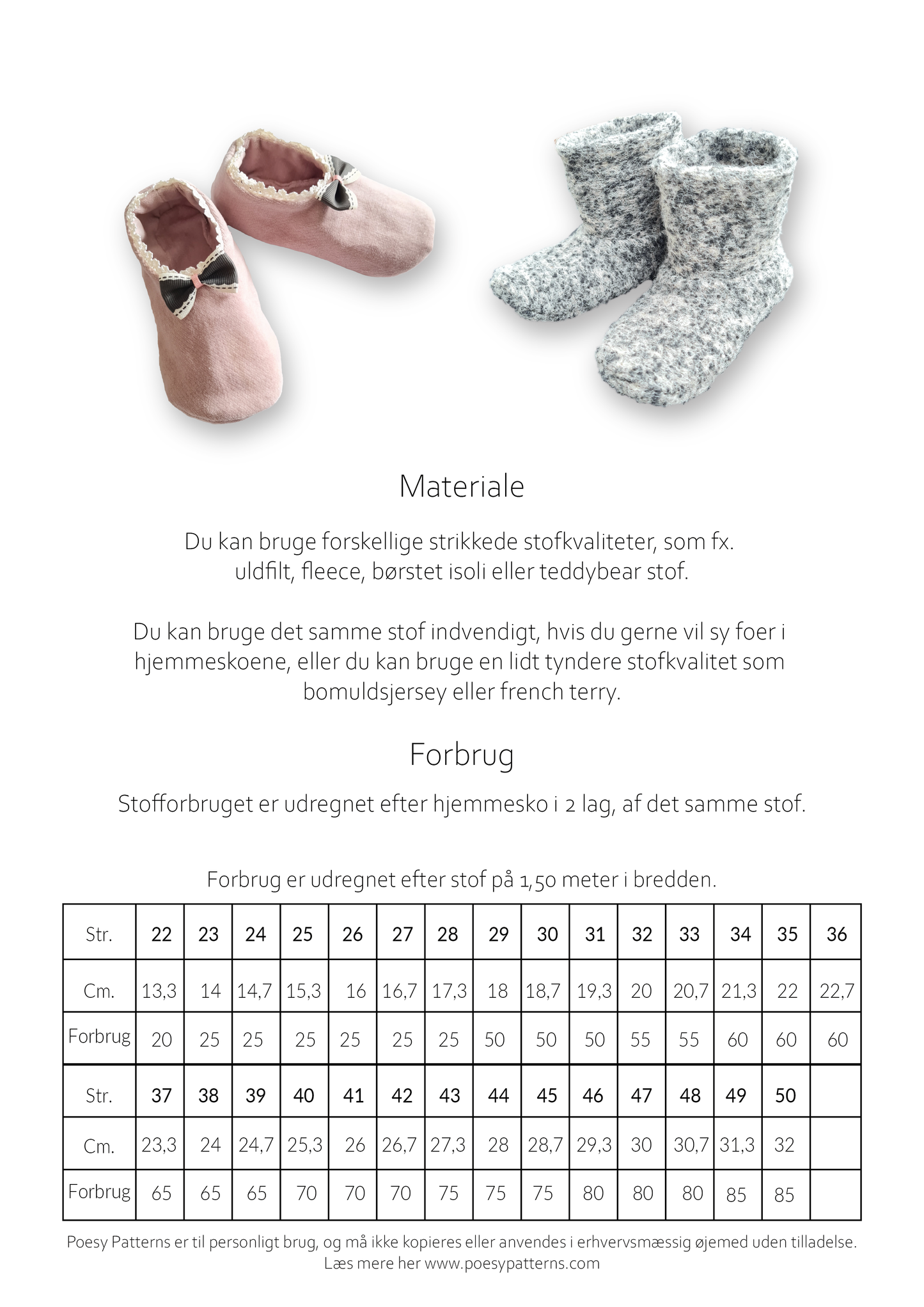 Hjemmesko til børn og voksne 210