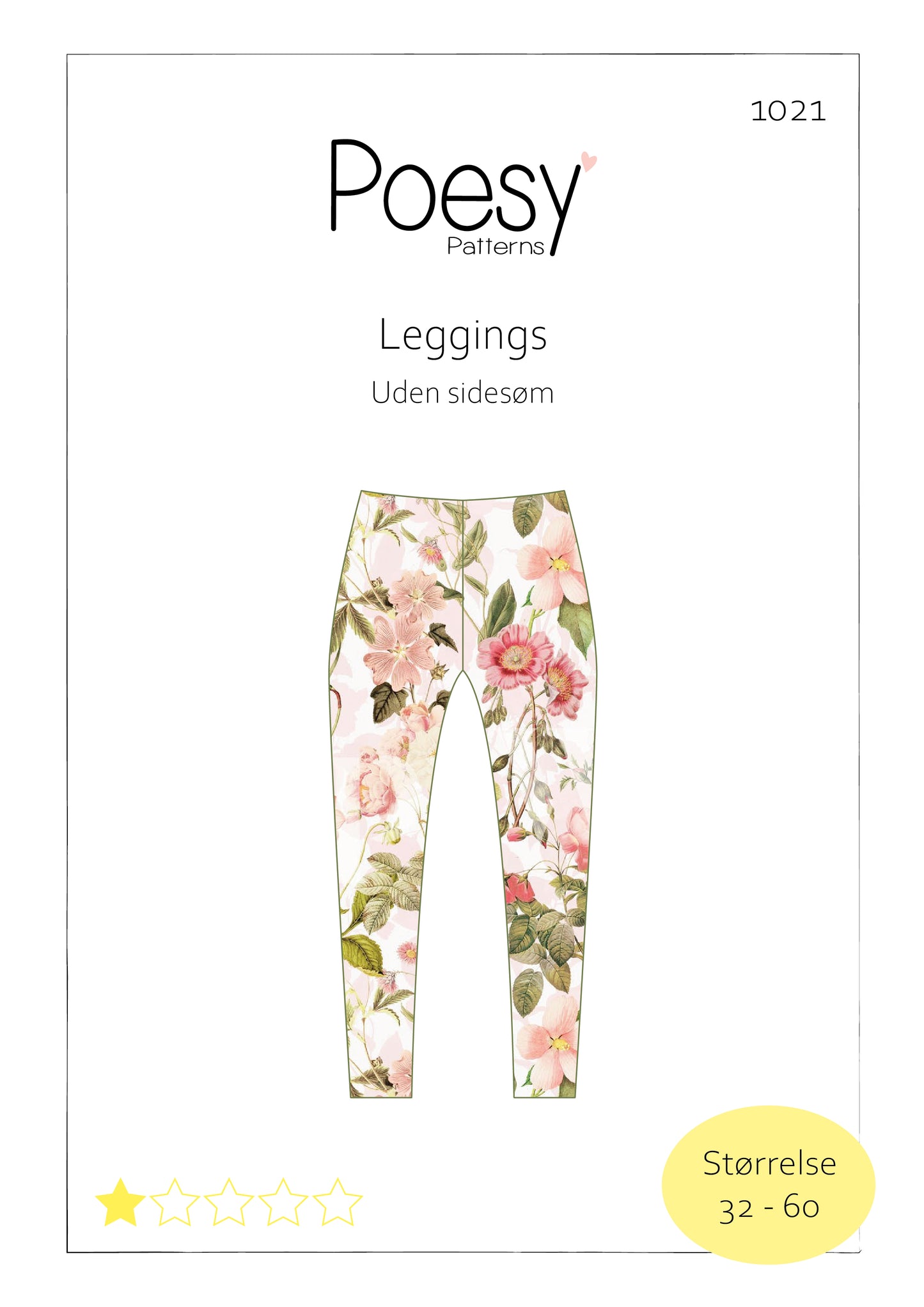 Leggings uden sidesøm 1021