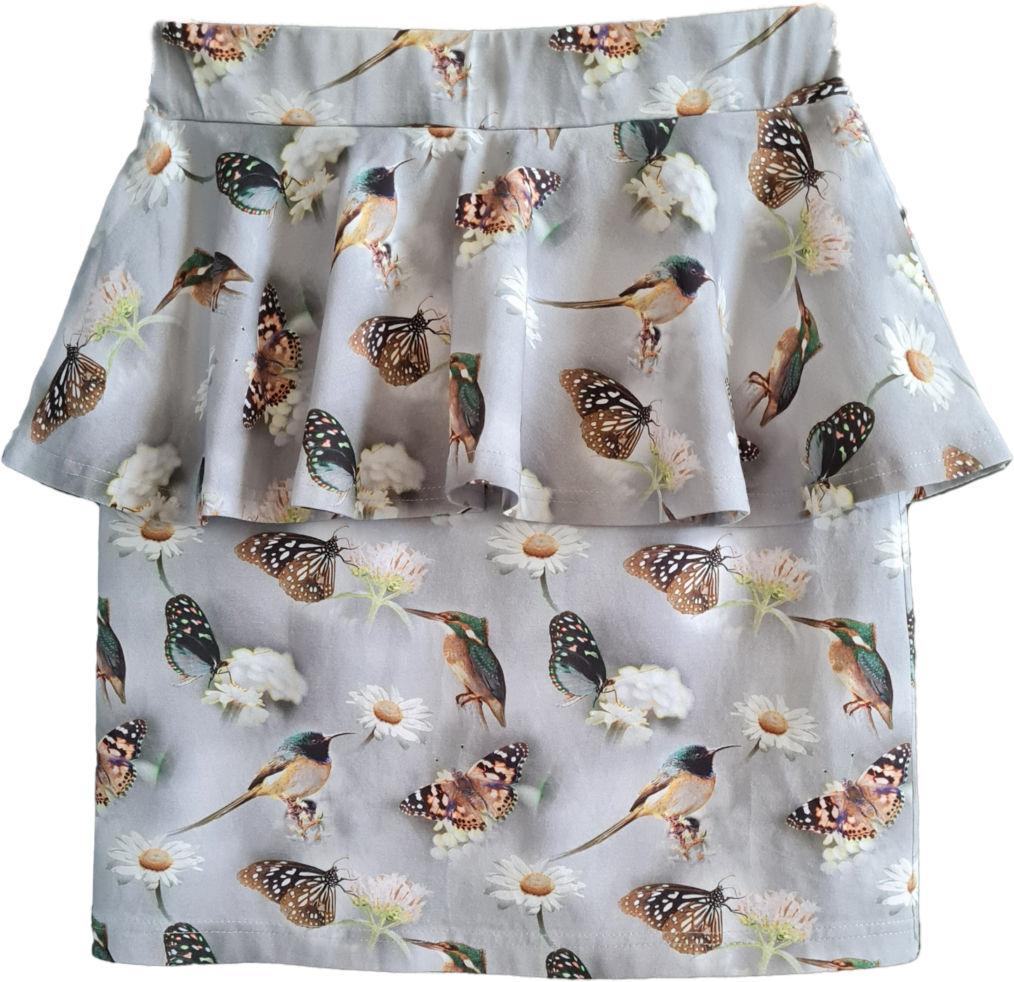 Nederdel med peplum 105