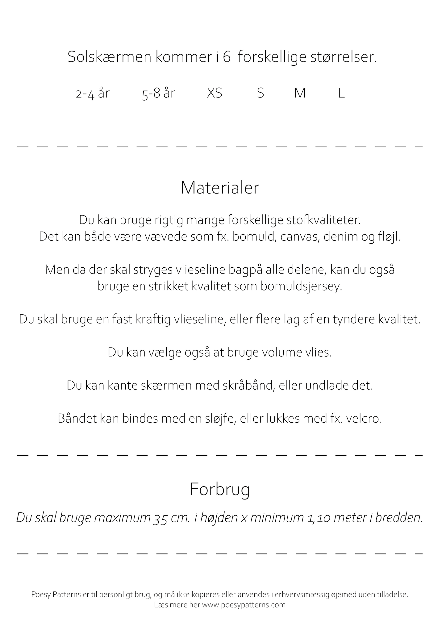 Solskærm - Til voksne & børn