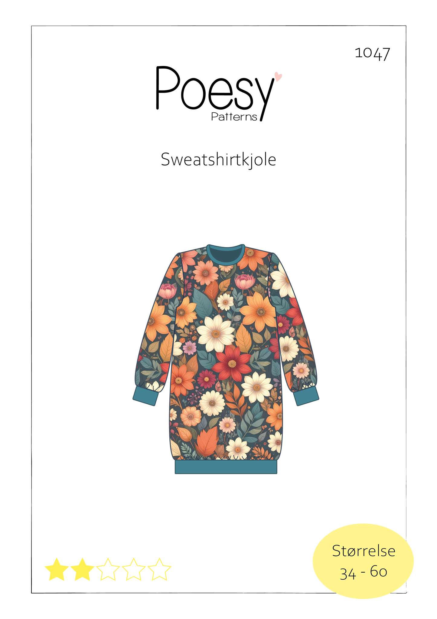 Sweatshirtkjole 1047