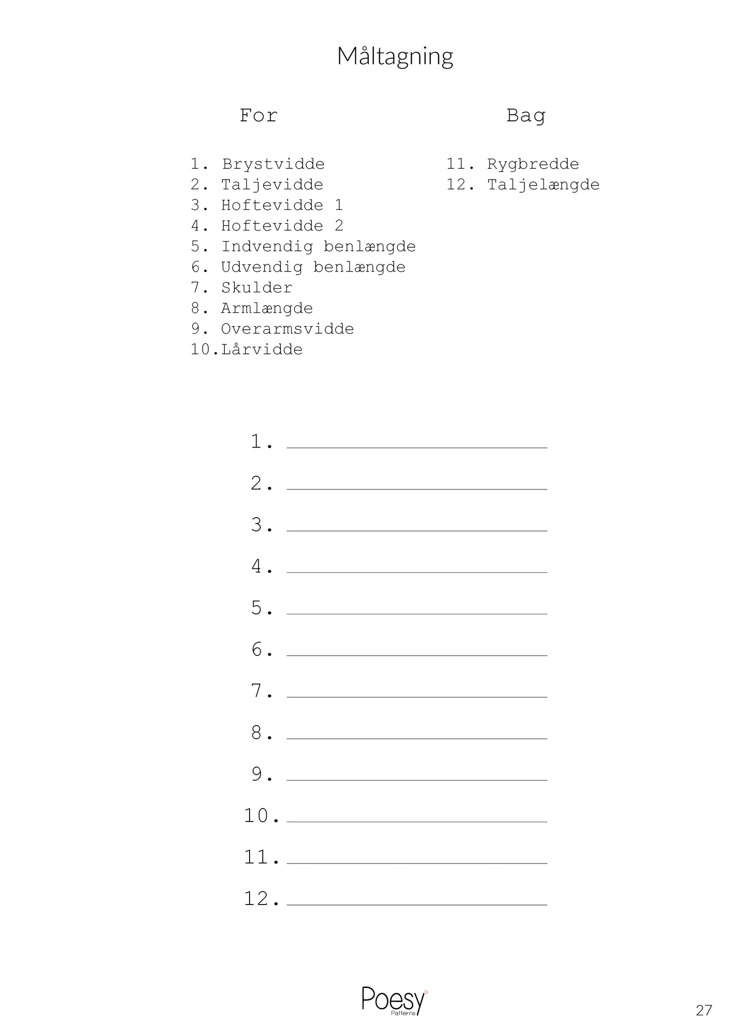 Digital sykalender for 2025