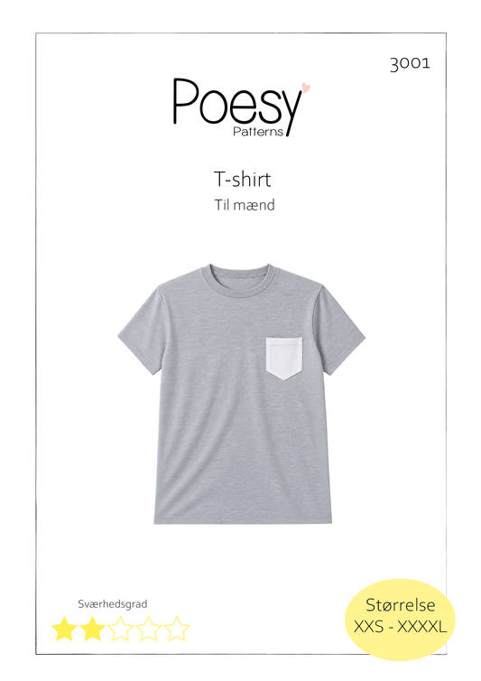 T-shirt til mænd 3001