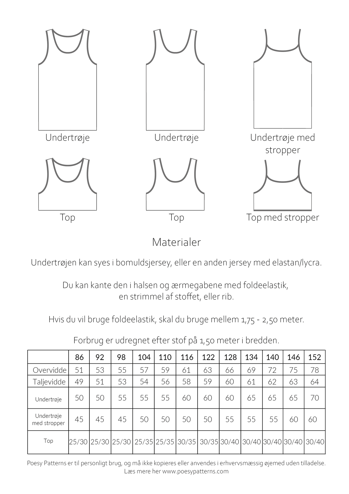 Undertrøje & top 119