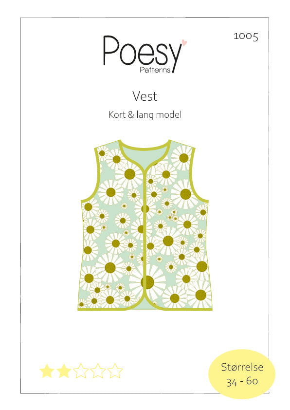 Vest 1005 - Kort og lang model
