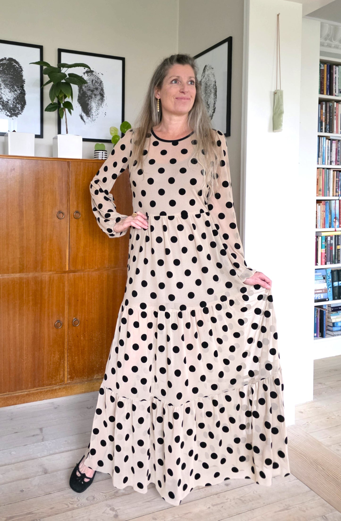 Etagekjole til jersey 1051