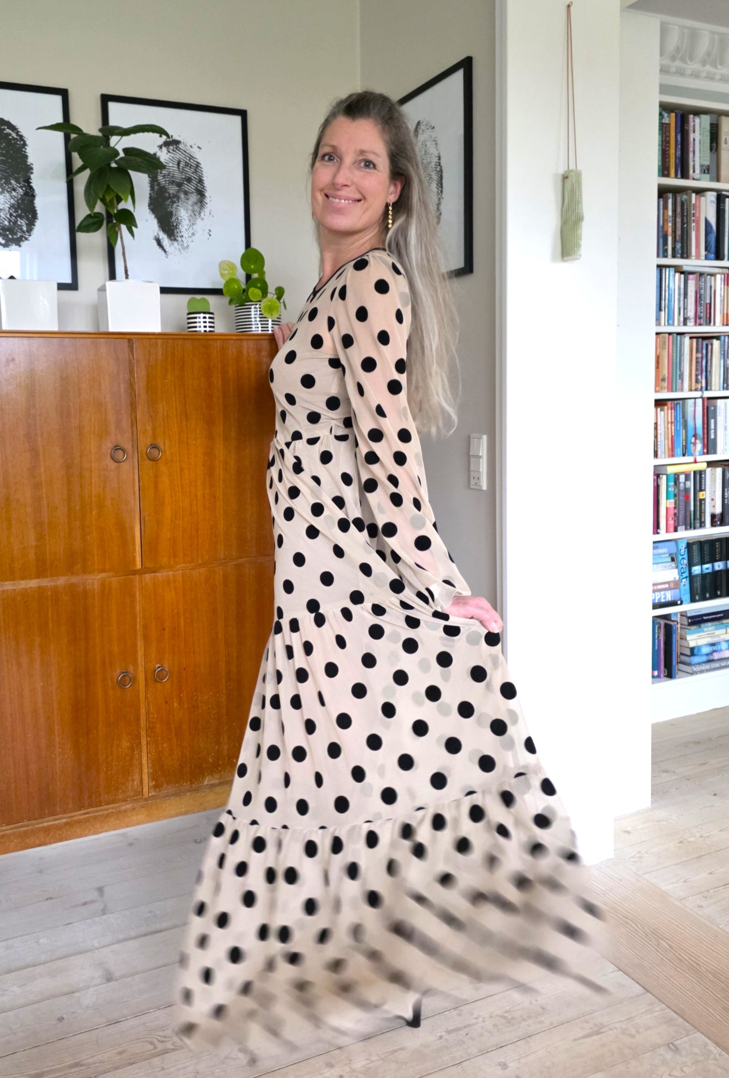 Etagekjole til jersey 1051