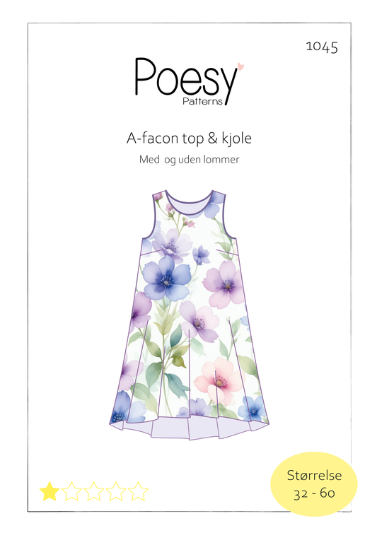 A-facon top & kjole 1045