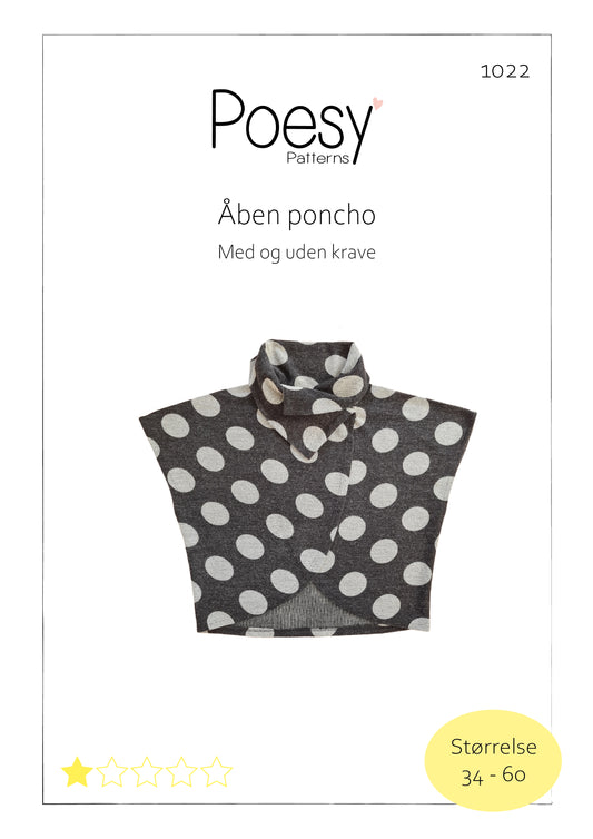 Åben poncho 1022