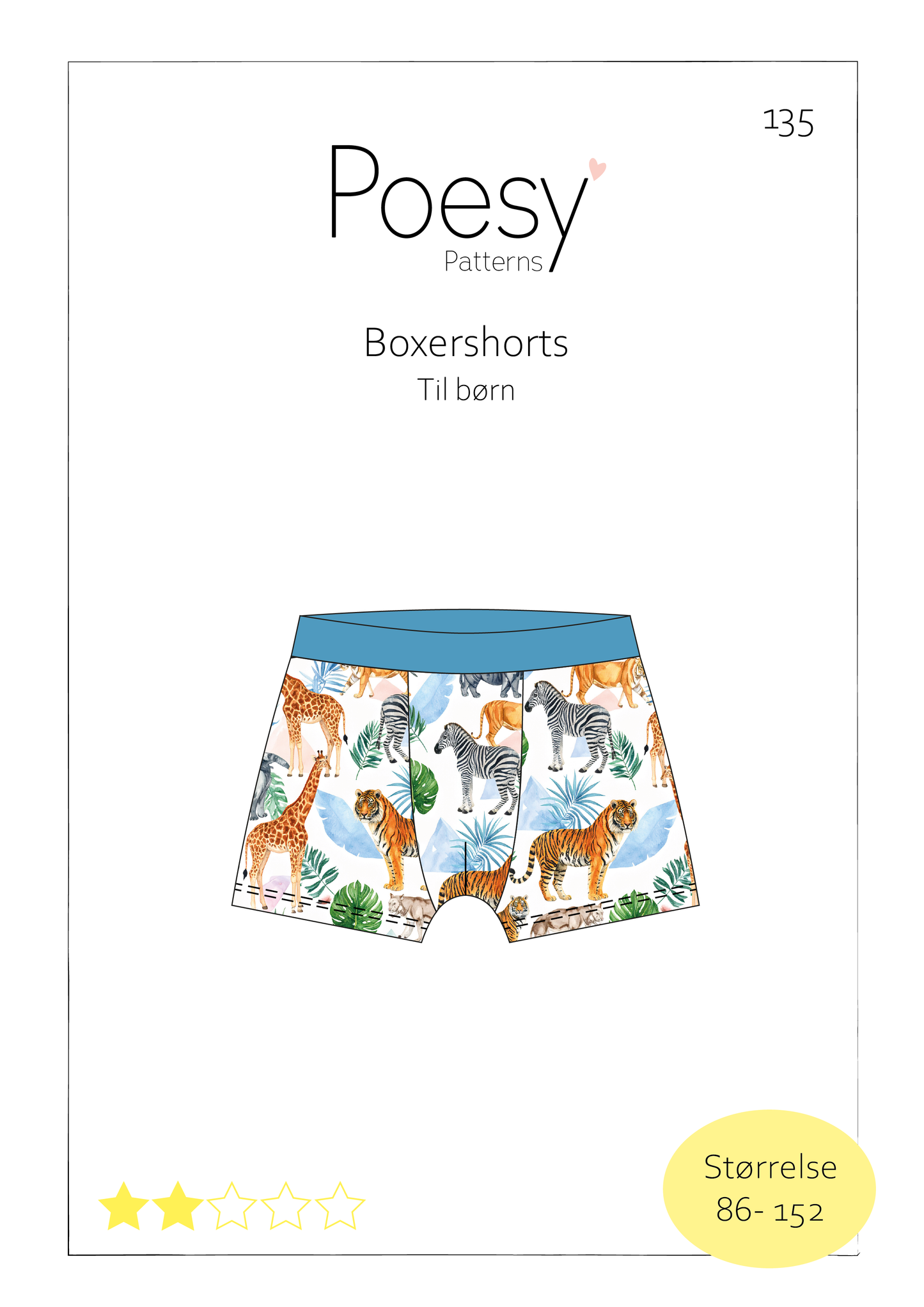 Boxershorts til børn 135