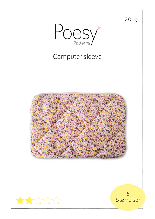 Computer sleeve 2019 - Kun pdf-mønster