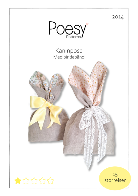 Kaninpose 2014 - Kun pdf-mønster