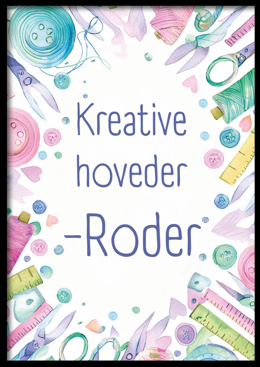 Plakat - Kreative hoveder - roder