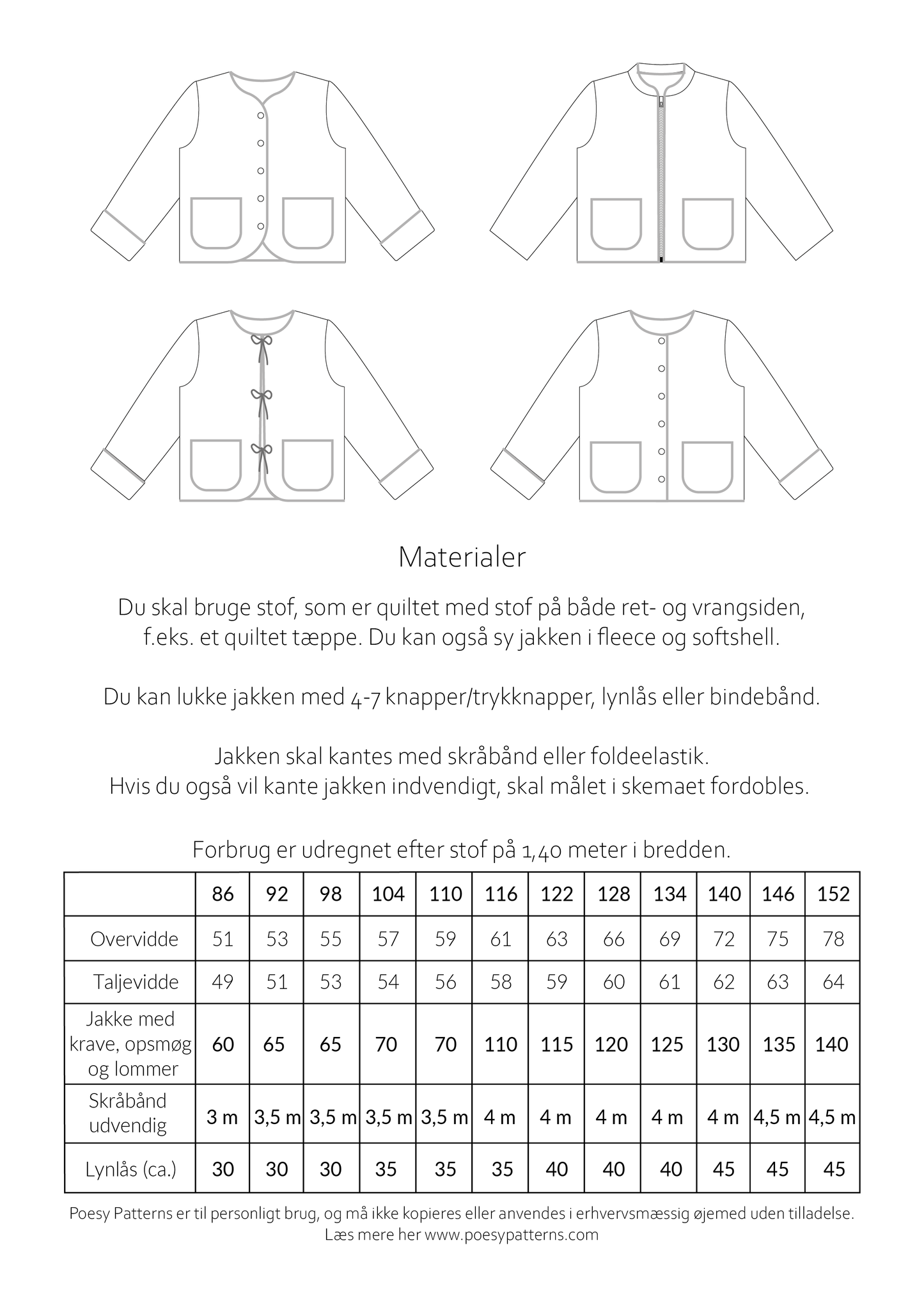 Jakke 140