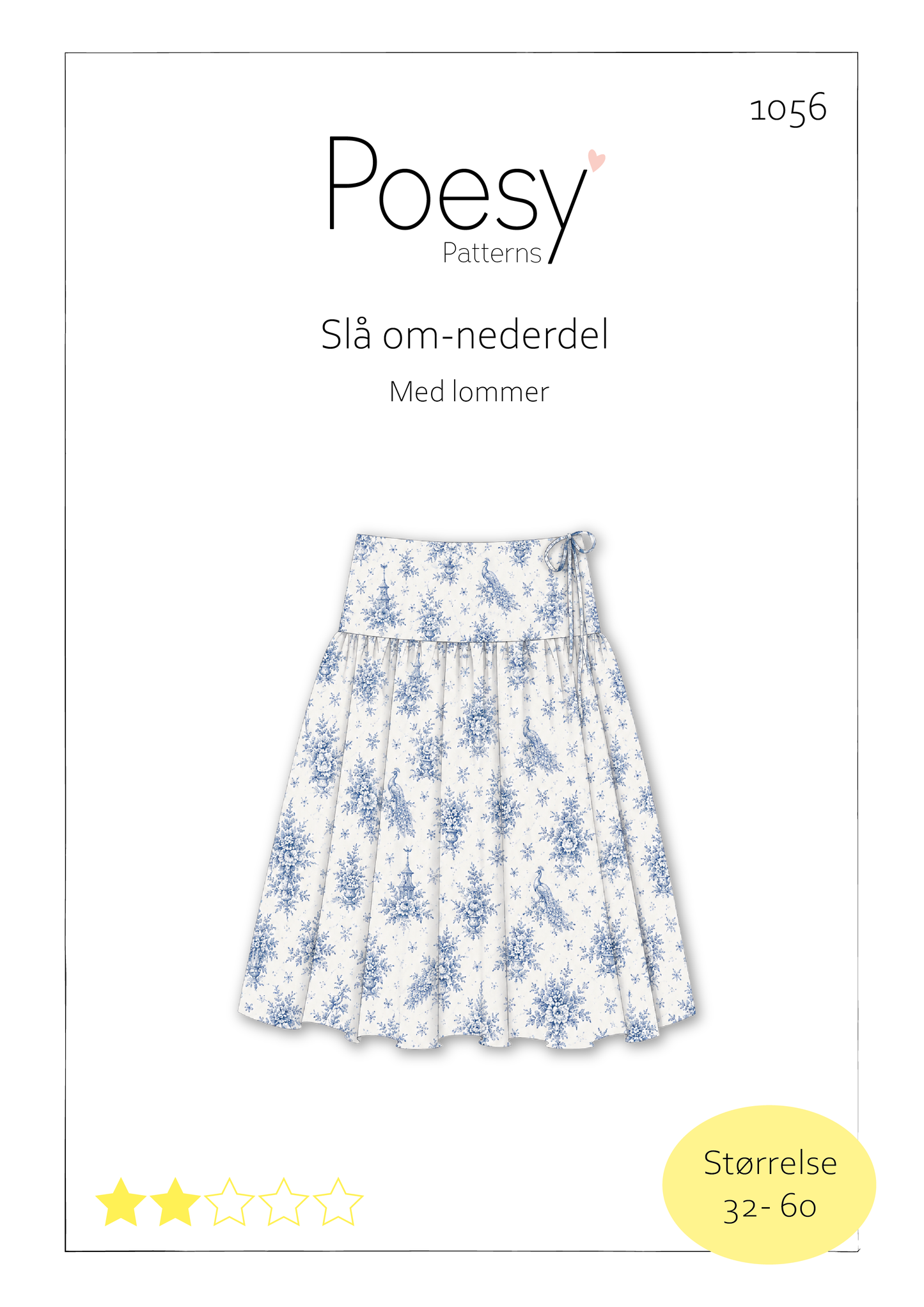 Slå om nederdel 1056