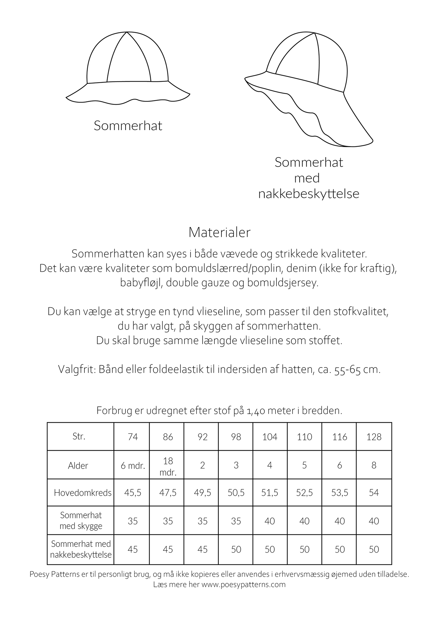 Sommerhat 211