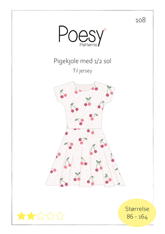 Pigekjole med 1/2 sol 108