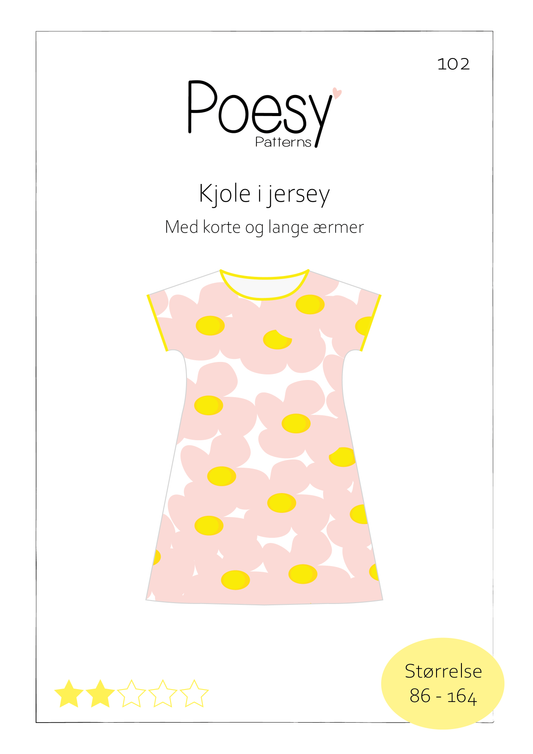 kjole i jersey 102