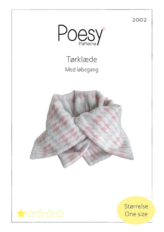 Tørklæde med løbegang - PDF-mønster